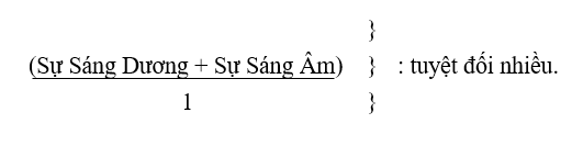 Tỷ lệ mầu nhiệm của Sự Sáng Dương và Âm hòa nhập vào nhau trở thành Một